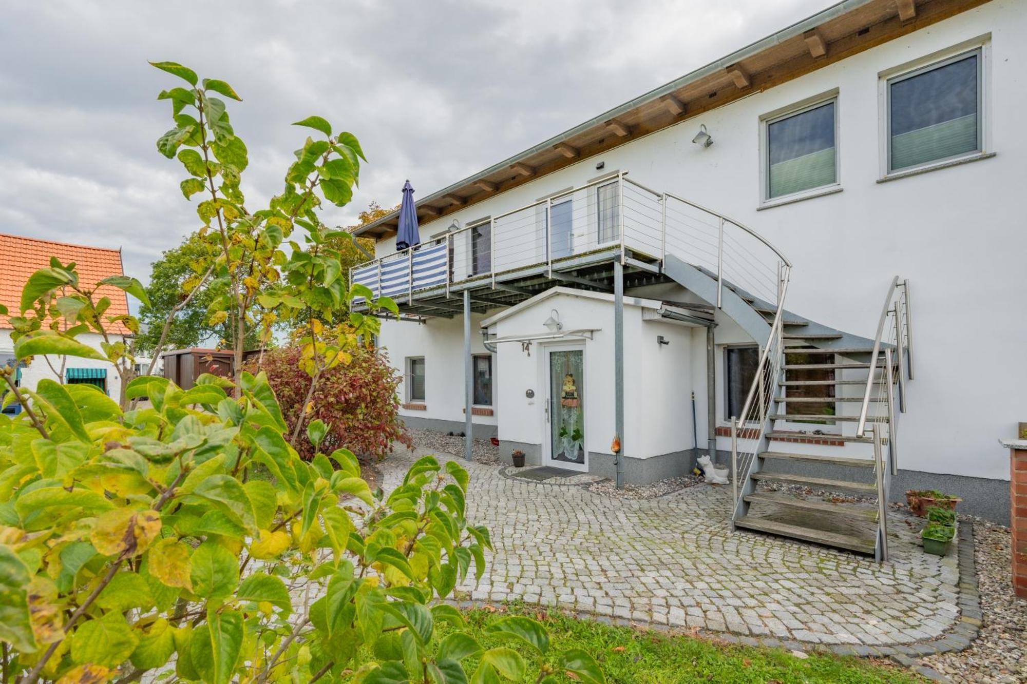 Reusenhof Am Haff Lägenhet Usedom Town Exteriör bild